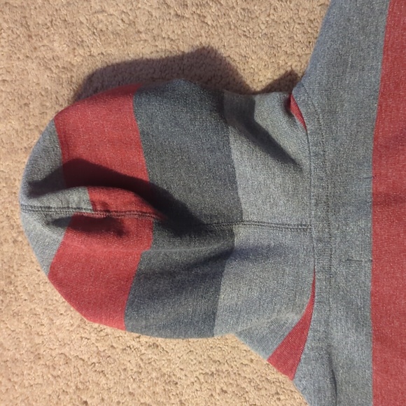 Knickerbocker Vintage Design Medium Hoodie Hooded Sweatshirt Full-Zip Striped - Picture 10 of 10